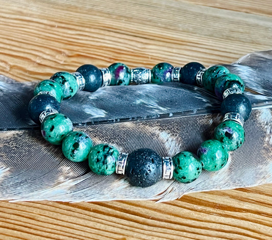 Zoisite avec Ruby