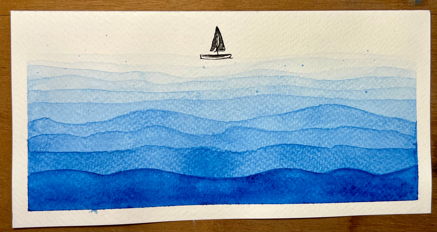 Solitude bleu