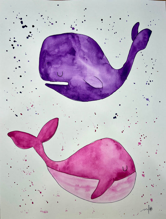 Baleines rêveuses